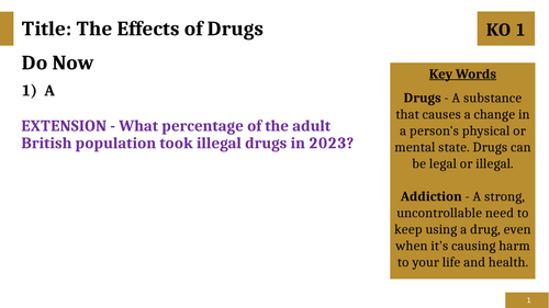 The Effects of Drugs