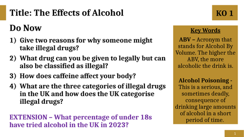 The Effects of Alcohol