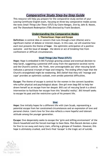 Comparative Study Step-by-Step Guide (TSR, Sive, STLT)