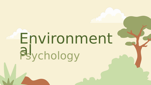 OCR Psychology: Environmental stressors