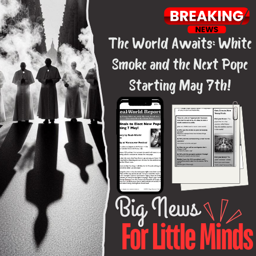 Conclave Countdown Stars May 7th, Who are the Candidates for Next Pope? Kids Article Pack & Freebie