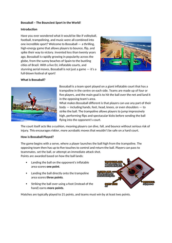 Year 6 Reading Comprehension - Correct the Answers
