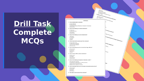 Level 3 Cambridge Technical OCR Business Unit 1 LO5 Revision
