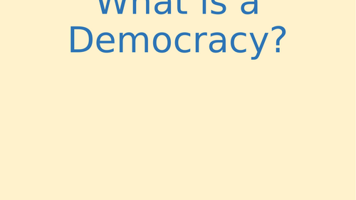 Democracy and Participation (Edexcel Politics)