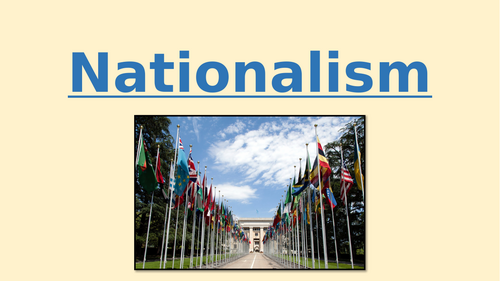 Nationalism (Edexcel Politics)