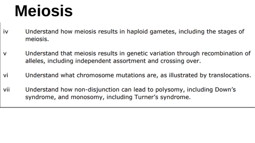 Meiosis