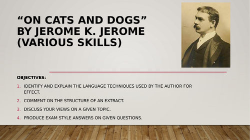 GCSE English Language Paper 1 Questions 1-4 Jerome K Jerome