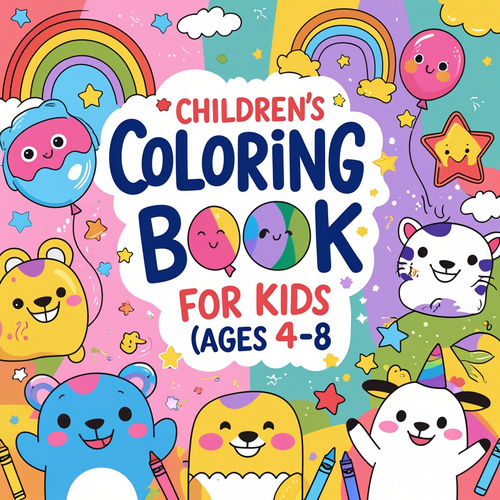 Children’s Coloring Book for Kids (Ages 4–8)