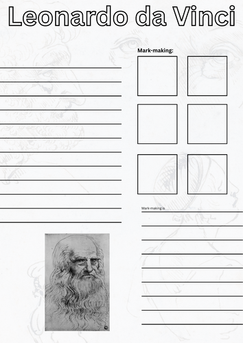 Da Vinci template for research