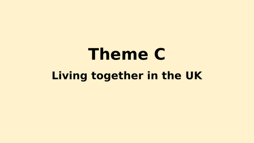 Edexcel Theme C Revision Slides