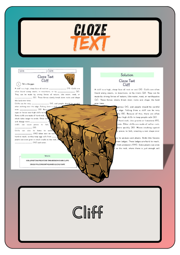 Cloze text - Cliff + Solutions