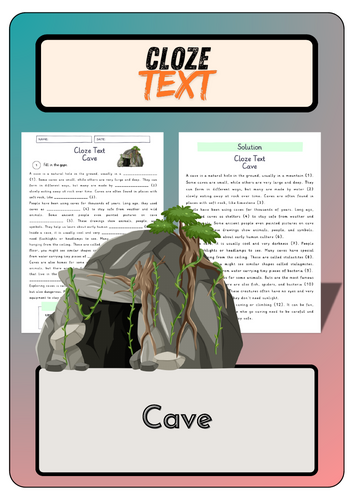 Cloze text - Cave + Solutions