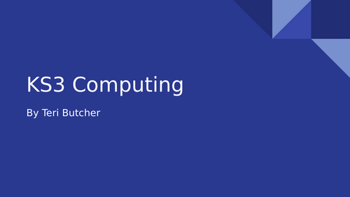 KS3 Computing: Transition Overview & Key Concepts
