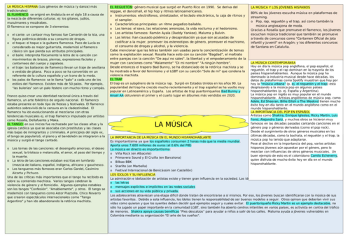 La música oral theme edexcel a level spanish paper 3 music theme 2 unit 4 speaking exam revision
