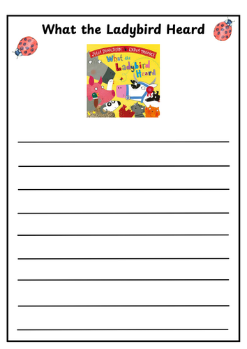 What the ladybird heard story retell
