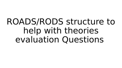 Unit 2 criminology evaluation summary tables