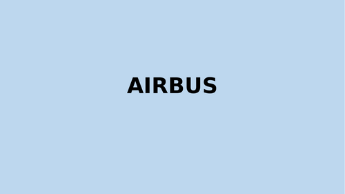 GCSE AIRBUS Theory