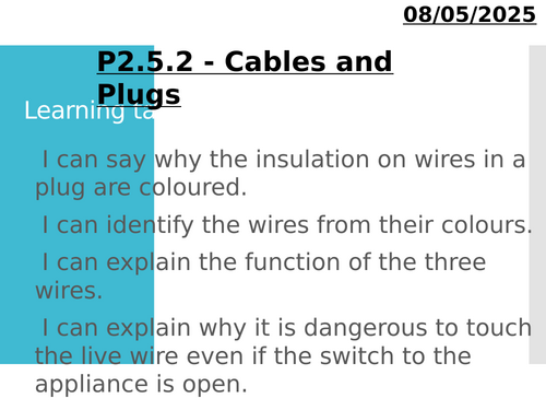 AQA P2 Topic PPoints and Worksheets
