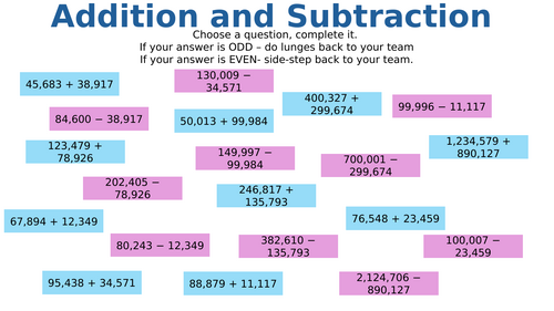 Y6 Active Maths Lesson