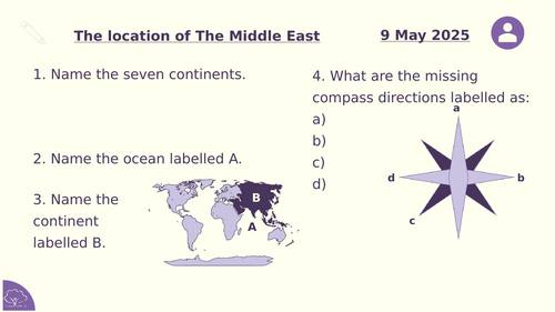 Y7 Middle East: Locating countries