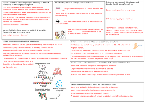 GCSE Biology Edexcel Topic 5   Biology Health, Disease and the development of medicine