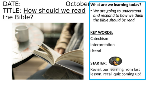 How should we read the Bible?