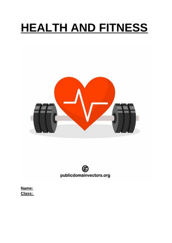 Year 9 and 10 Health related fitness booklet