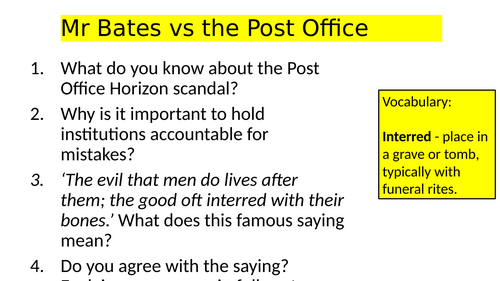 Non Fiction - Post Office Horizon Scandal