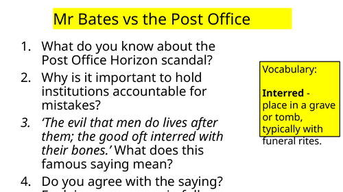 Non Fiction - Post Office Horizon Scandal