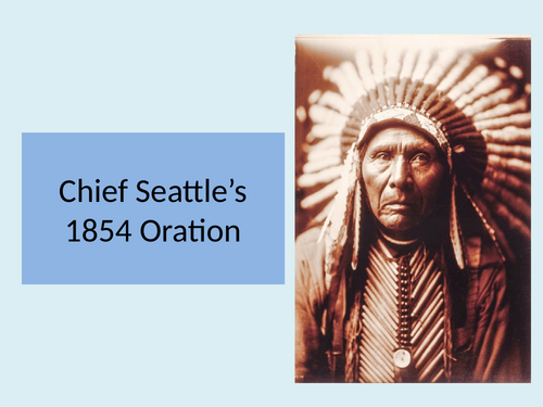 Non Fiction - Native American Chief Seattle Speech