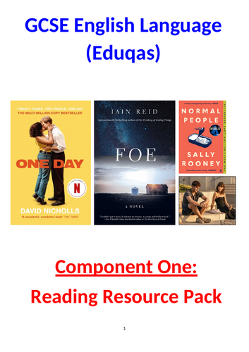 2025 EDUQAS Paper 1 Reading Revision Pack - GCSE English Language