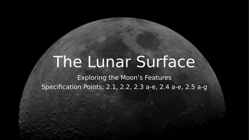 Topic 2: The Lunar Disc (Edexcel GCSE Astronomy)