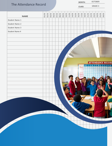 Student Attendance Record Template