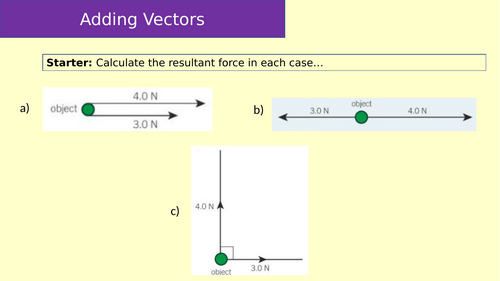 OCR Physics A: Module 2 - Vectors