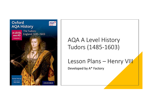 AQA A Level History - FULL LESSONS x9 The Tudors 1485-1603 - Henry VIII