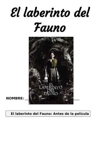 El laberinto del Fauno / Pan's labyrinth - film studies booklet