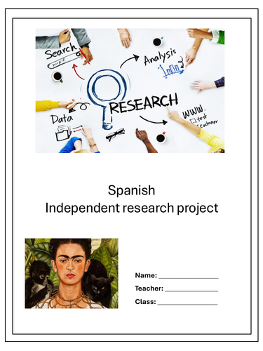 Spanish Summer Project - GCSE options