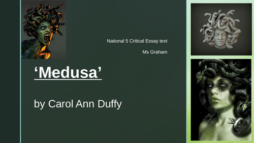 'Medusa' poem by Carol Ann Duffy N5/Higher