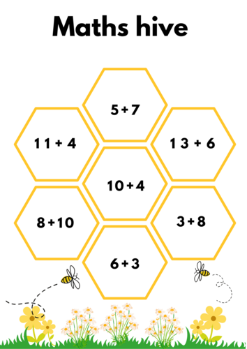 Bee maths and literacy bundle