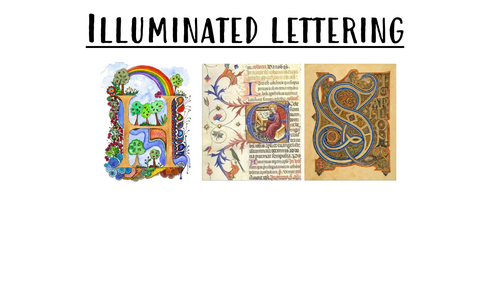 Illuminated letters