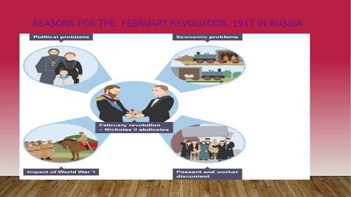 The Reasons  for  February and October   1919 Russian Revolution