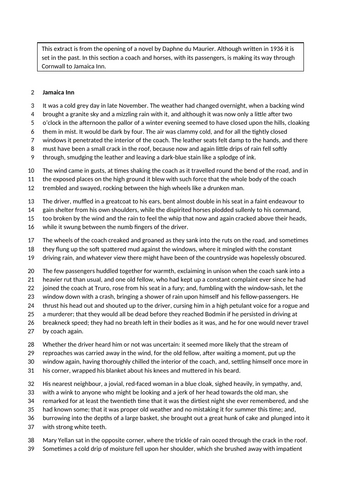 Eduqas style Component 1 English Language paper