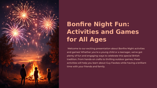 Bonfire Night Story PowerPoint for EYFS & KS1 – Simple Guy Fawkes PPT , activities andAssembly