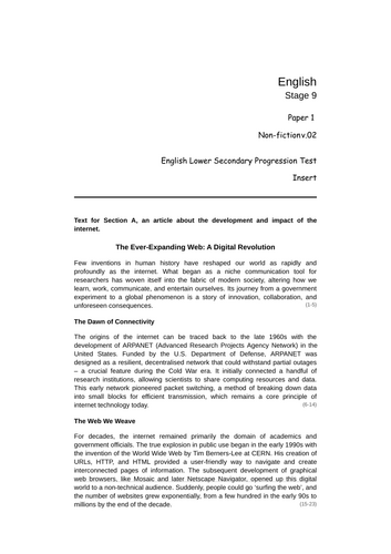 Paper 1 Non-fiction (0861) v.02