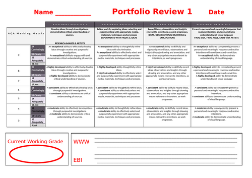 Portfolio Marking