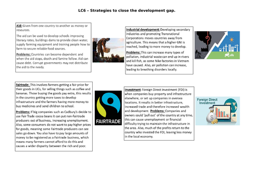 KS4 Development Gap: Strategies to close the development gap