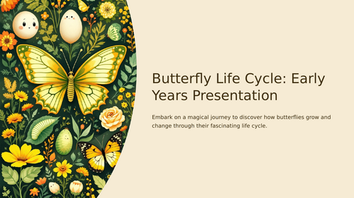 Butterfly Life Cycle for EYFS & KS1 | Engaging Early Years Science Resources PPT and activties