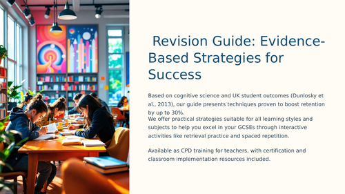 CPD PACK EvidenceBased Revision Guide 2026 | Cognitive Science Strategies for GCSE & A-Level Success