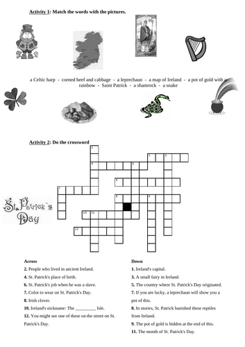 Saint Patrick's Day and past