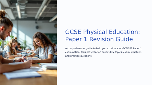 GCSE PE Paper 1 Revision